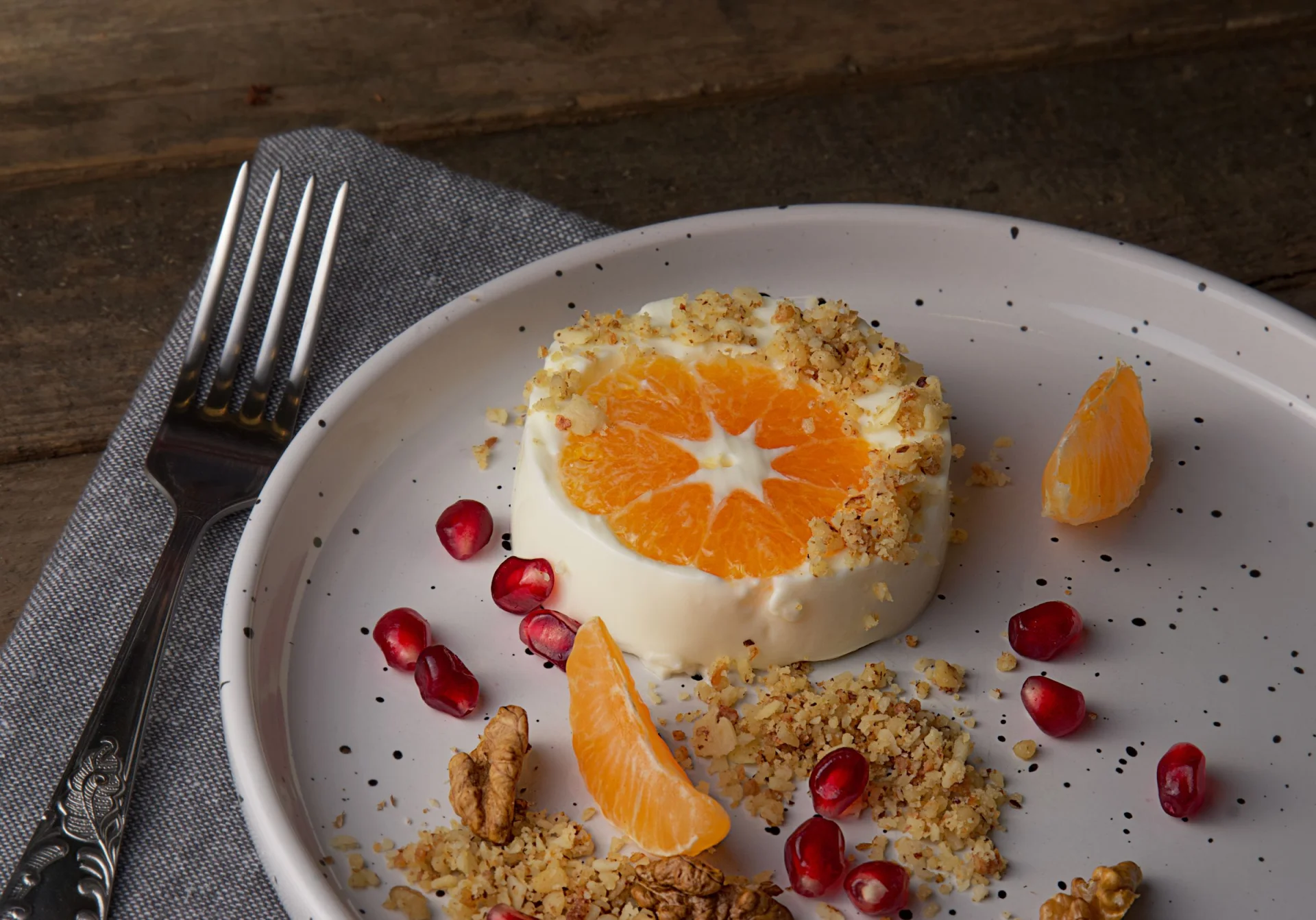 Dessert aux agrumes